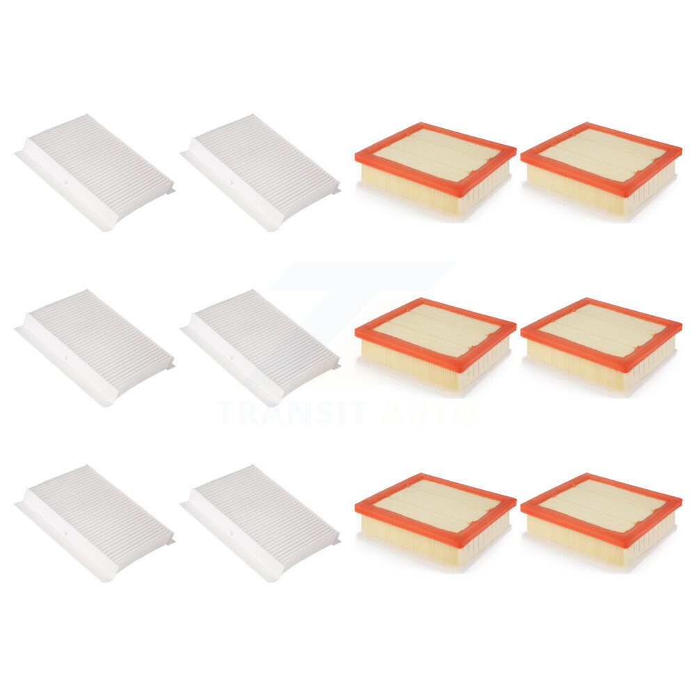 Air Cabin Filters (12 Total) Kit For Jeep Compass Renegade Fiat 500X KFL-102524
