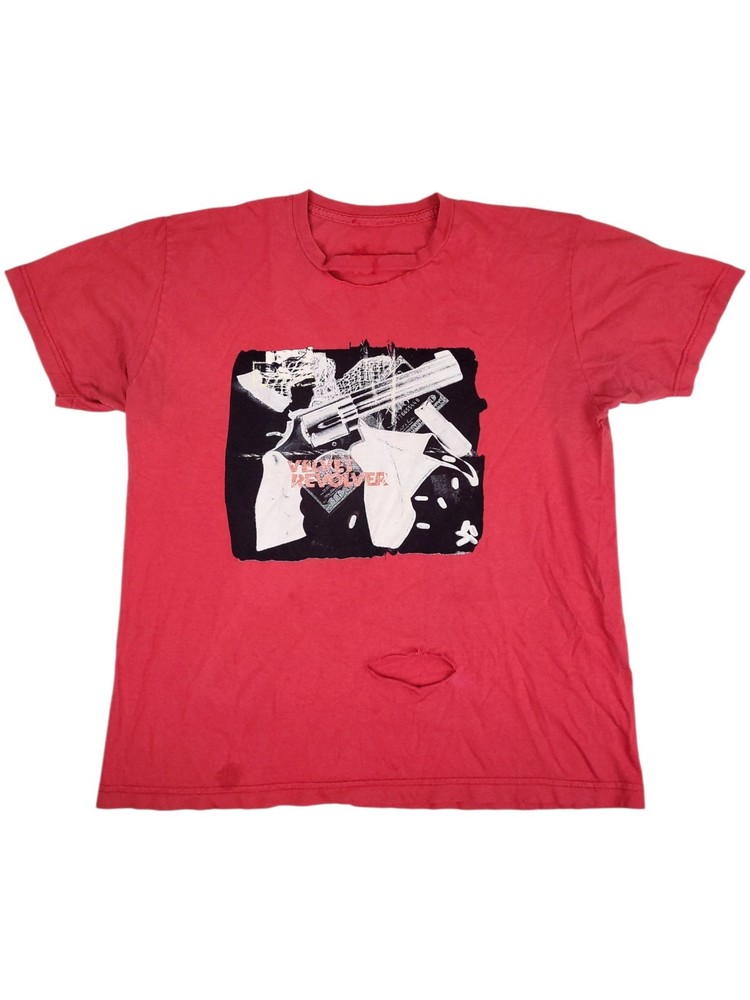 Vtg Thrashed Faded Velvet Revolver Band Tee Shirt Mens Size Large Y2K