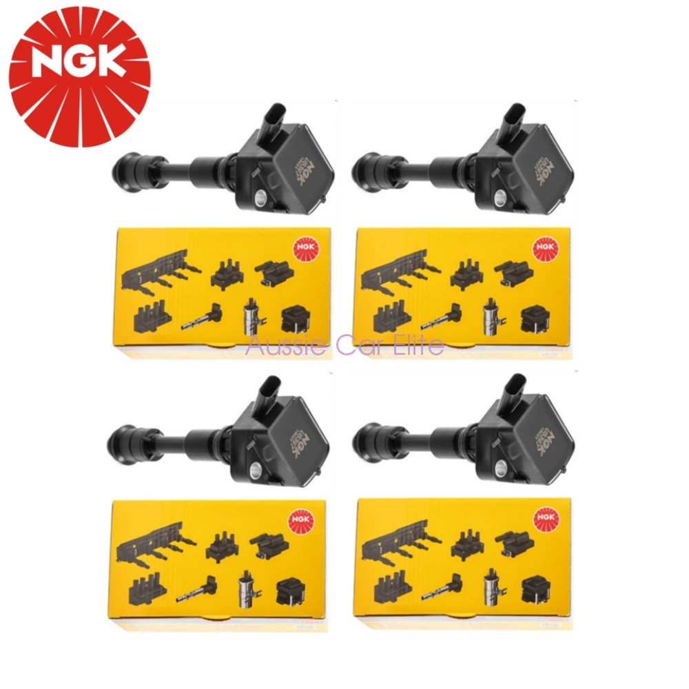 U5397 4pcs OEM NGK Ignition Coil Assembly For 2015-2020 Volvo V40 S60 XC60 2.0L