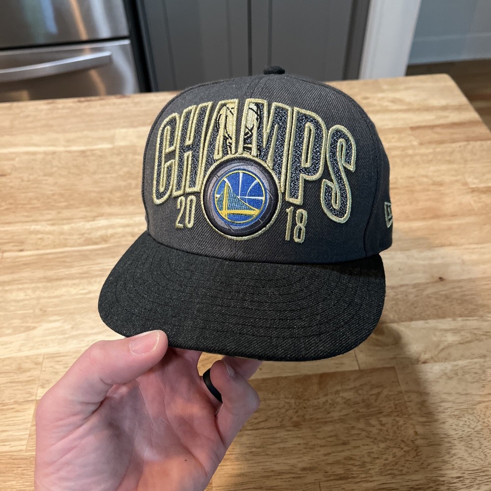 Golden State Warriors New Era 2018 NBA FINALS CHAMPIONS Locker Room Snapback Hat