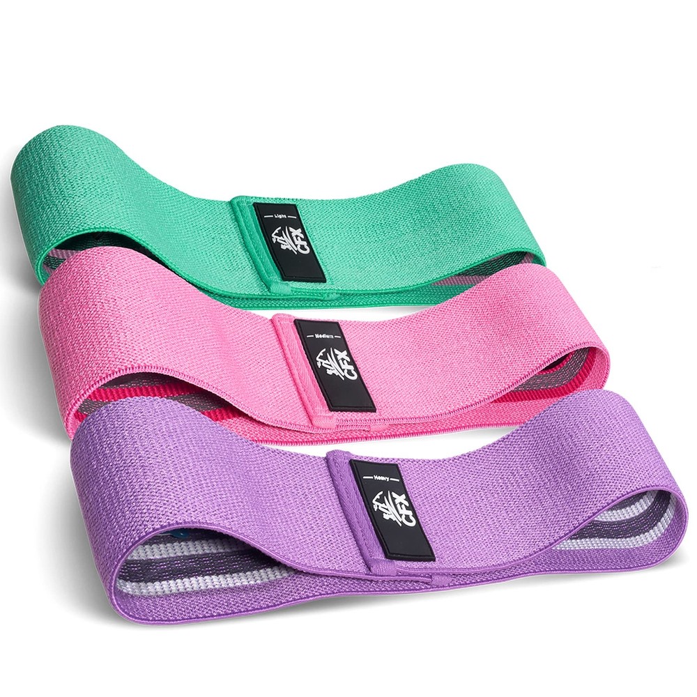 Resistance Bands Set, Exercise Bands with Non-Slip Design for HIPS & Glutes, ...