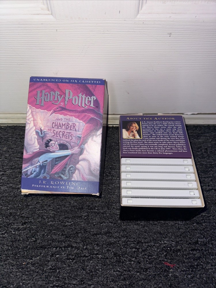 Harry Potter and the Chamber of Secrets Unabridged Six Cassettes  By Jim Dale