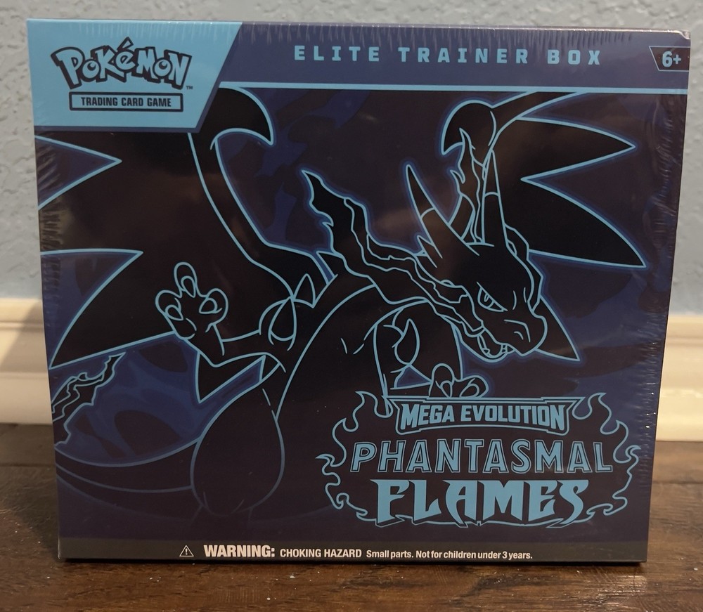Pokémon Mega Evolution Phantasmal Flames Elite Trainer Box ETB *FACTORY SEALED*