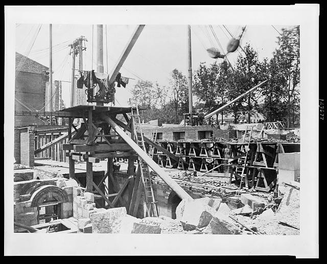 Construction Site,United States Treasury Building,Washington,DC,July 1867