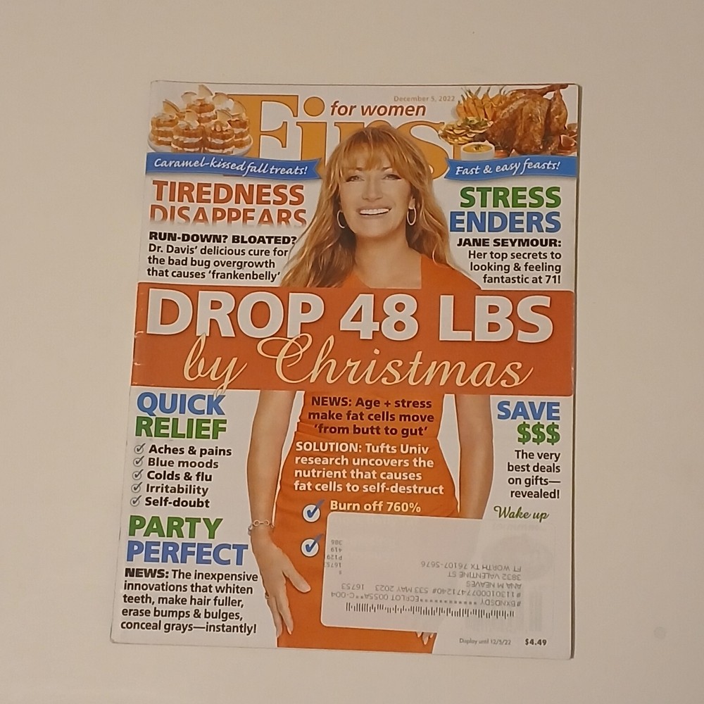 For Women First Magazine December 5, 2022 Jane Seymour Feeling Fantastic at 71
