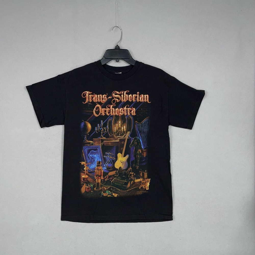 Trans-Siberian Orchestra Shirt Mens Small Black 2014 2015 Winter Tour Rock Tee
