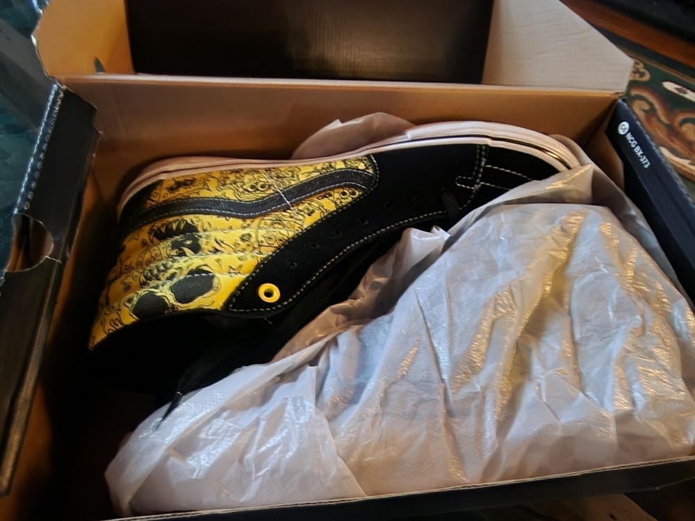 Vans Skate Sk8-Hi Spongebob Gigliotti Shoes Men's Size 10 1/2 new in box
