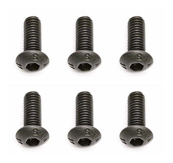 NEW Associated M3x.05x8 Button Head Cap Screws (6) for RC10B5 / B5M