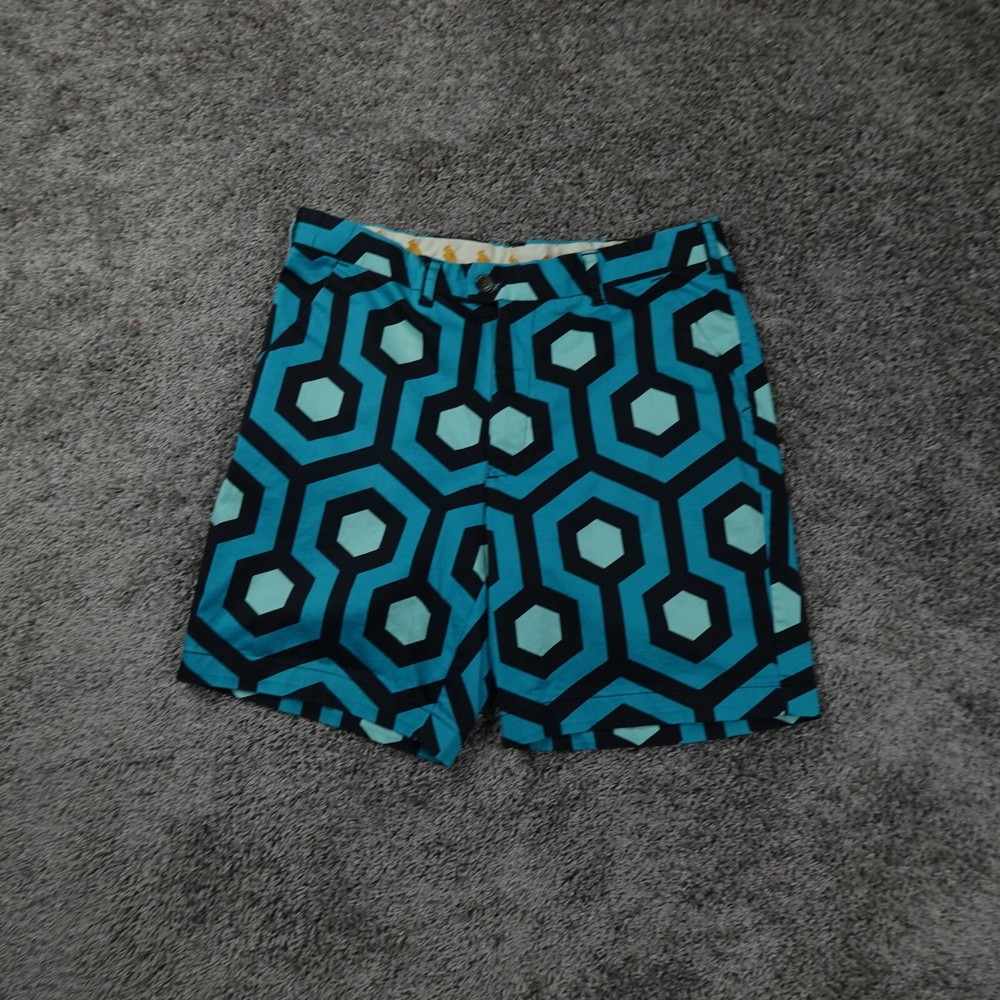 Loudmouth Shorts Mens 36 Made To Order 8” Geometric Golf Colorful