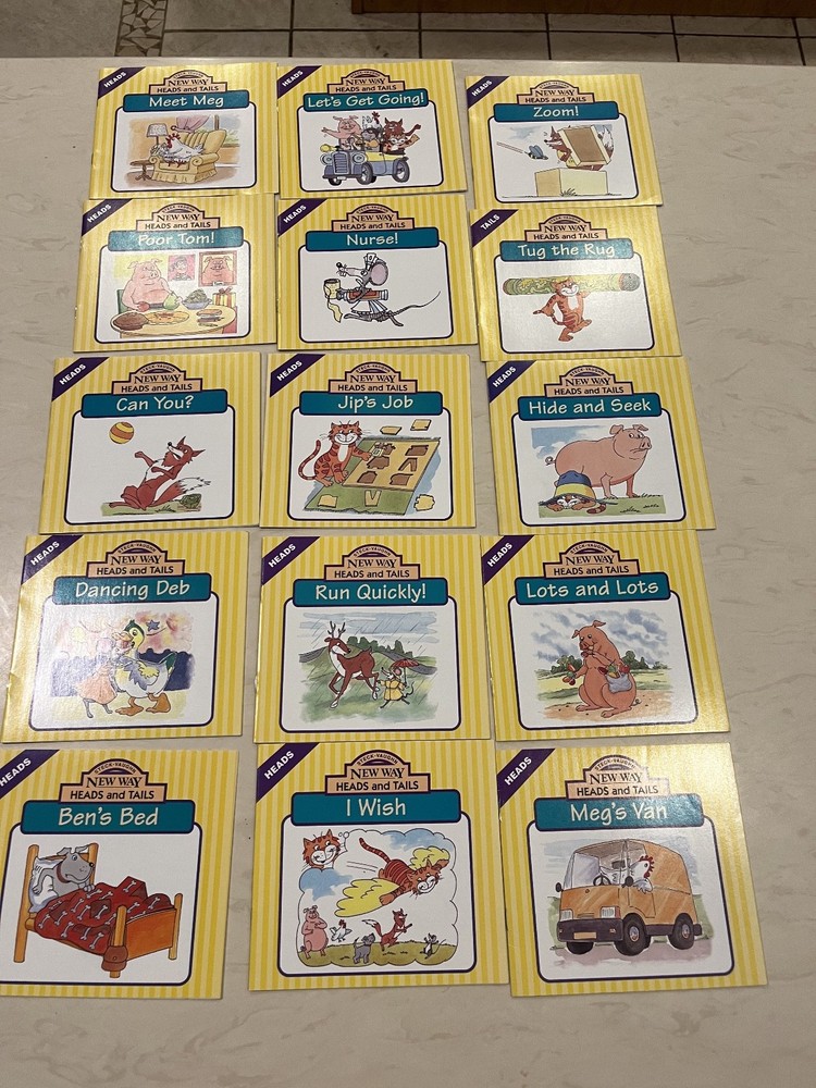 Steck-Vaughn Heads and Tails Reading Program – 15 Heads Books – Early Literacy