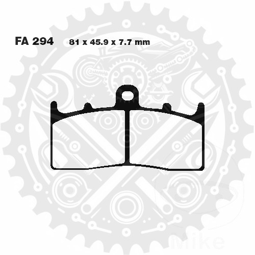 EBC Sintered EPFA Brake Pads for BMW R1150R 2001-2006