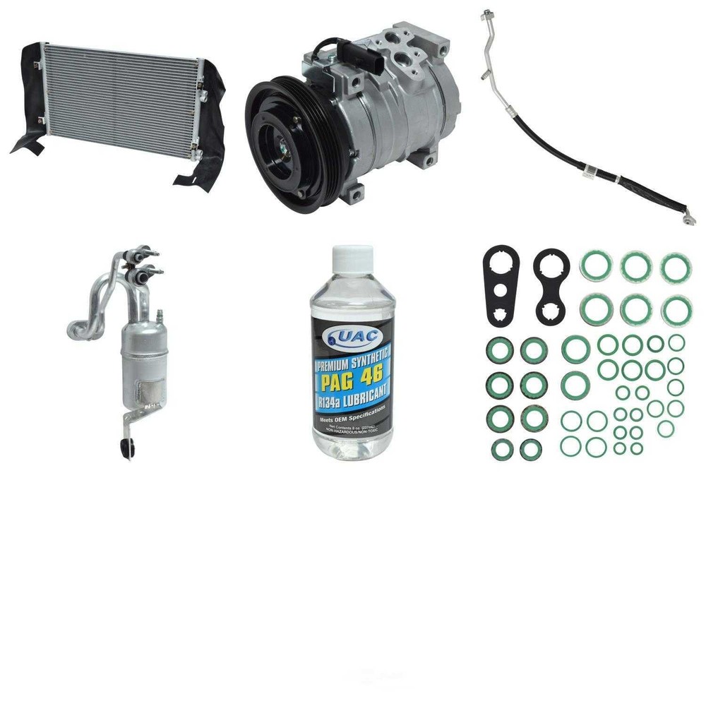 A/C Compressor Kit with Condenser for 07-10 PT Cruiser Replacement