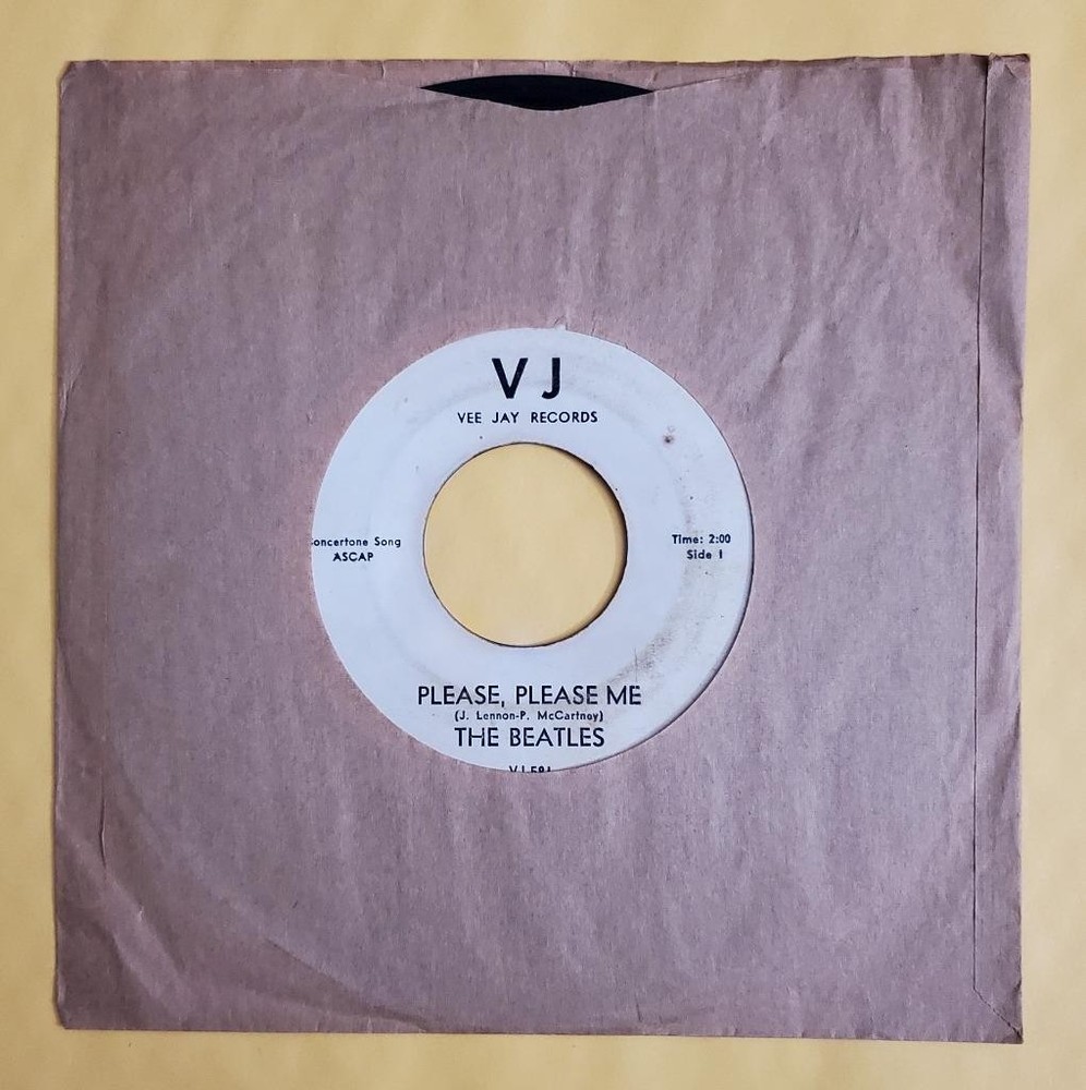 The Beatles Us 45 Vee Jay Vj 581 Please Please Me / From Me To You  581.08B