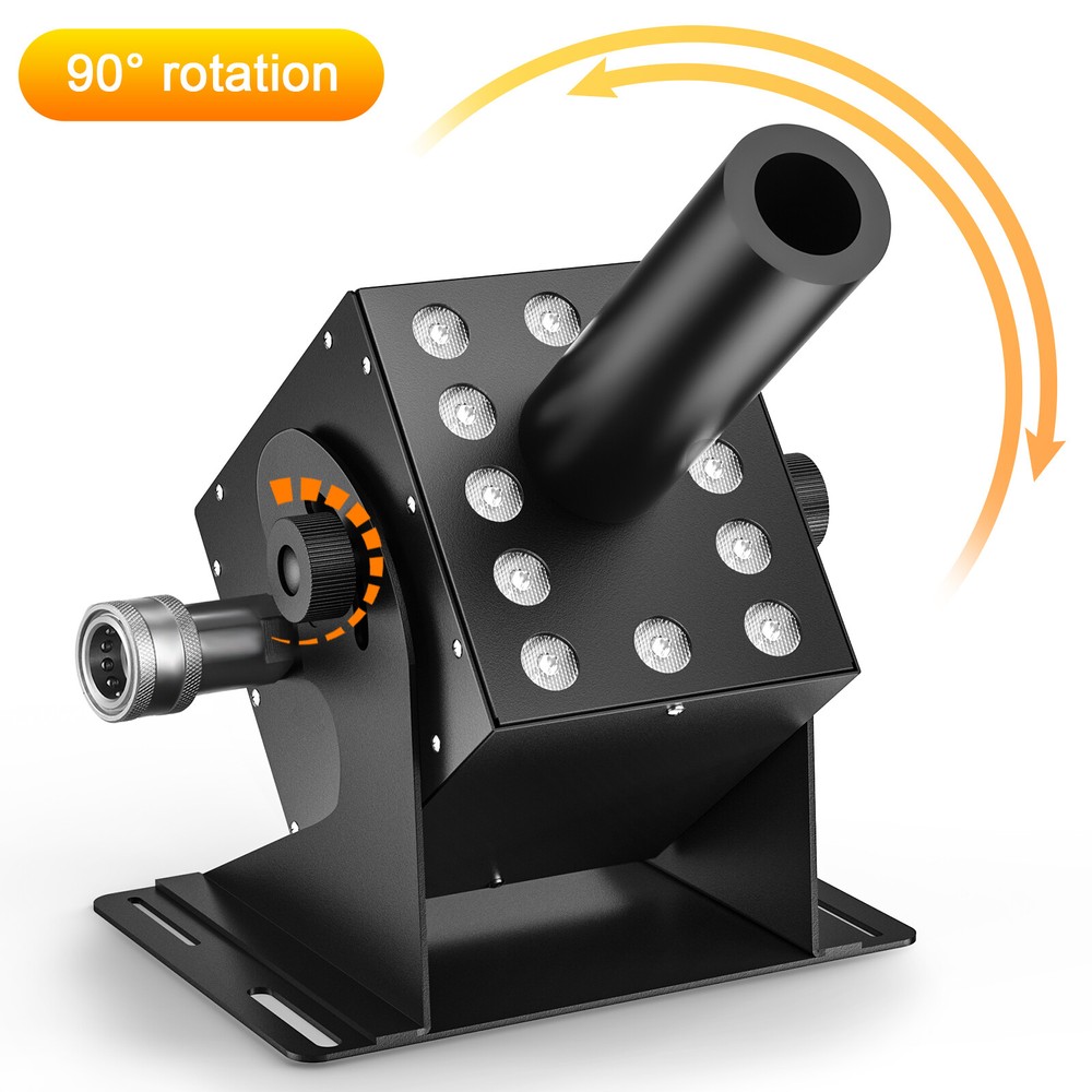U`King CO2 Jet Machine, 300W Digital DMX CO2 Jet Control Machine CO2 LED Cannon