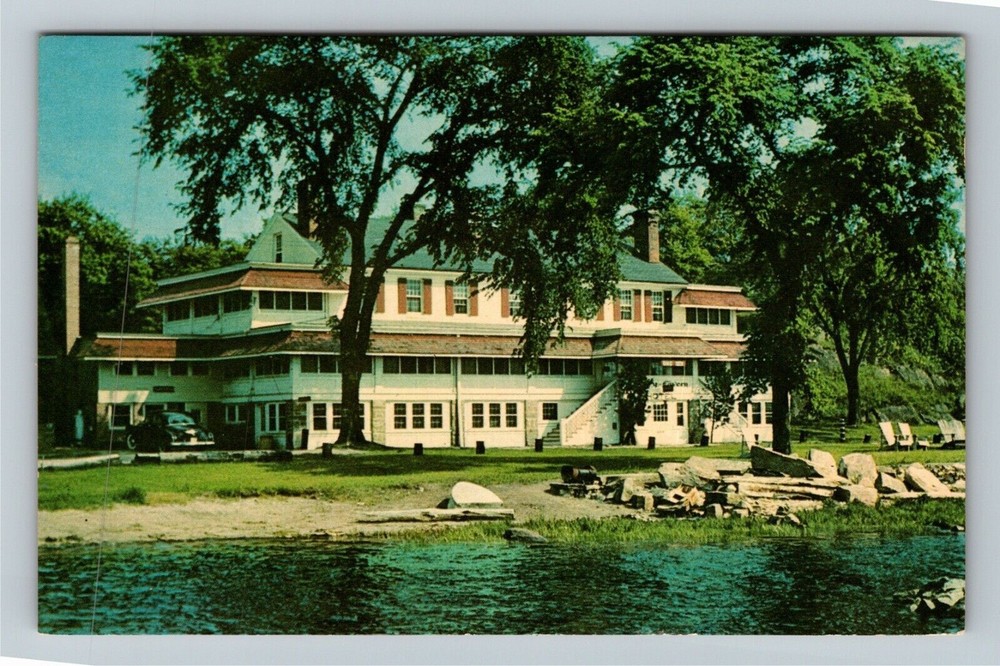 Old Lyme CT-Connecticut River, Ferry Tavern Hotel, Antique Vintage Postcard
