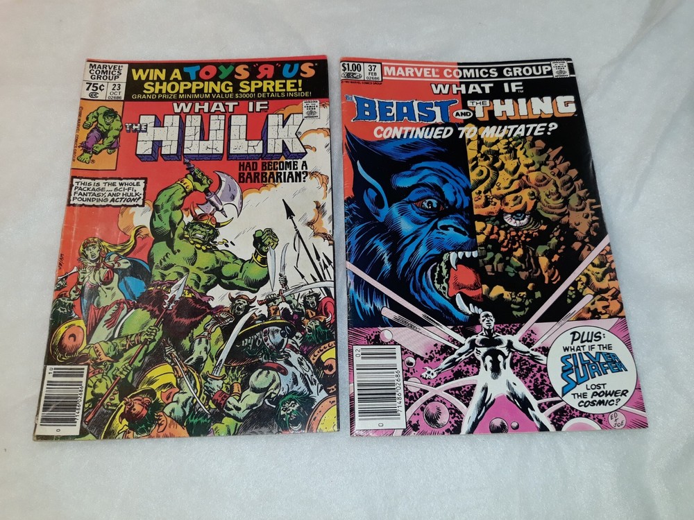 1978 Marvel What If Comics Lot - Hulk Thing Beast Vintage Set  
