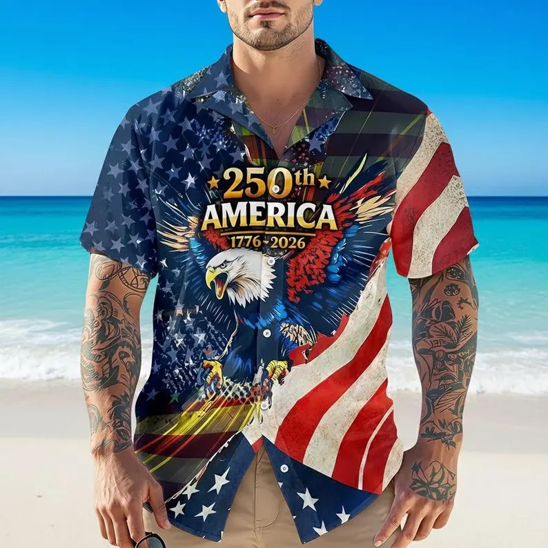 250th Anniversary USA Hawaii Shirt Patriotic American Flag