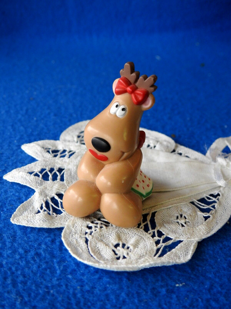 Hallmark Merry Miniature 1986 Rhonda Reindeer Figurine