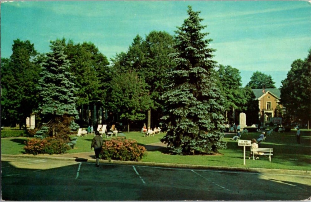 Chautauqua New York NY : LIBRARY SCENE m/14 BD3904
