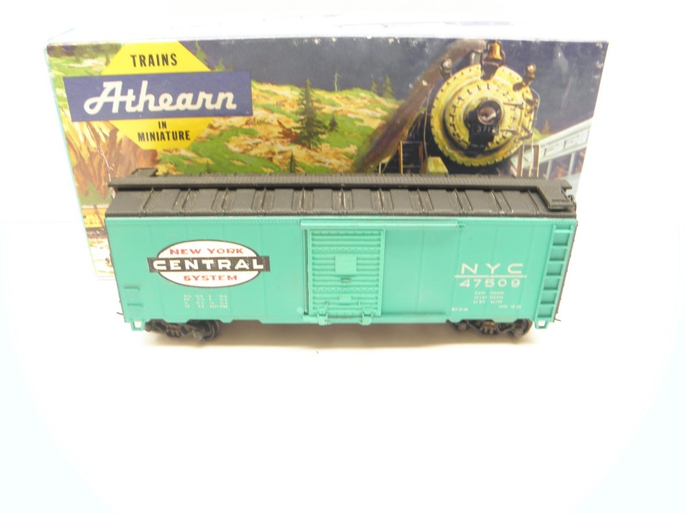 Athearn 40' Steel Boxcar S/Door -New York Central #47509 -Ho Scale -Built Kit
