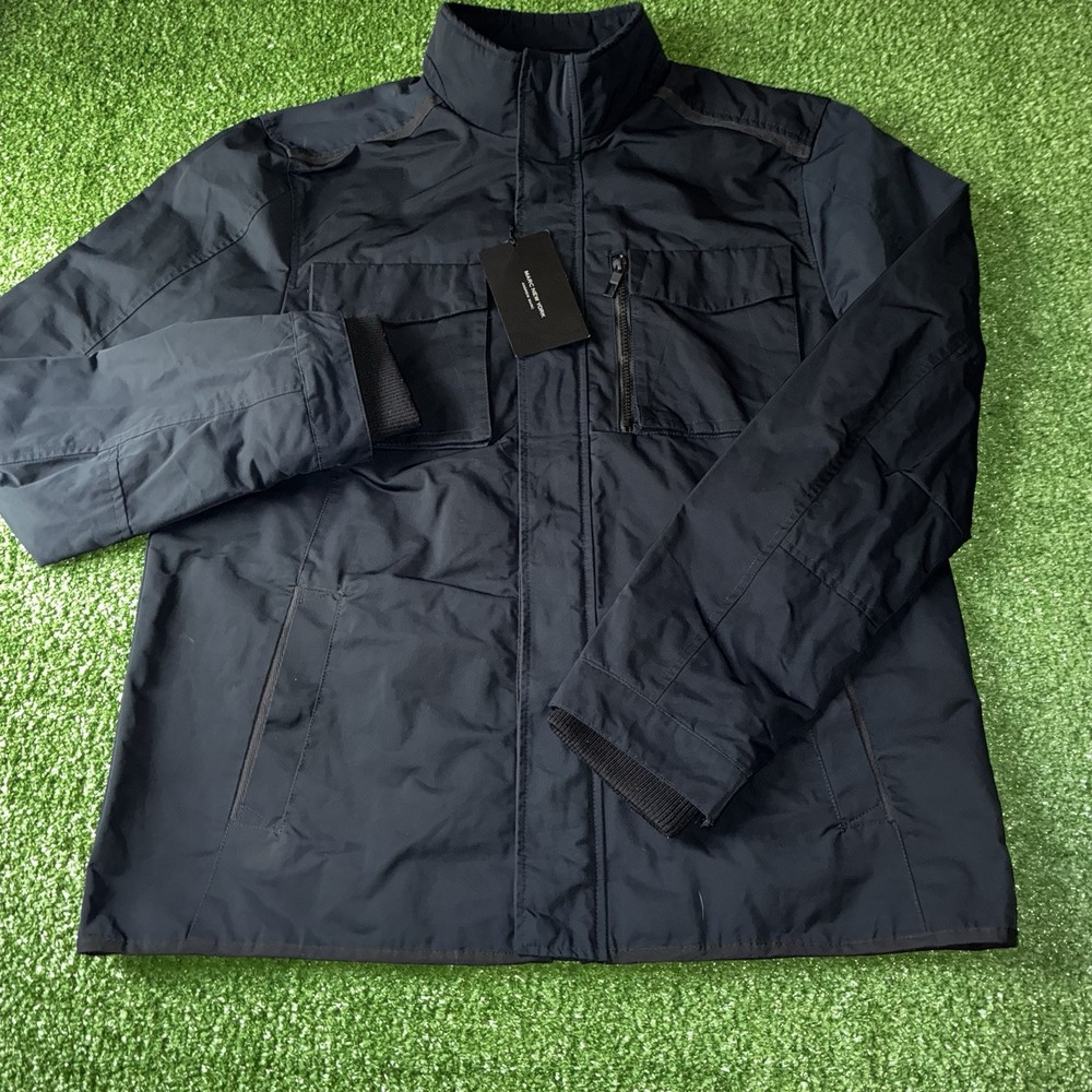 ANDREW MARC MEN'S FULL ZIP HOODED Jacket sz XL NWT
