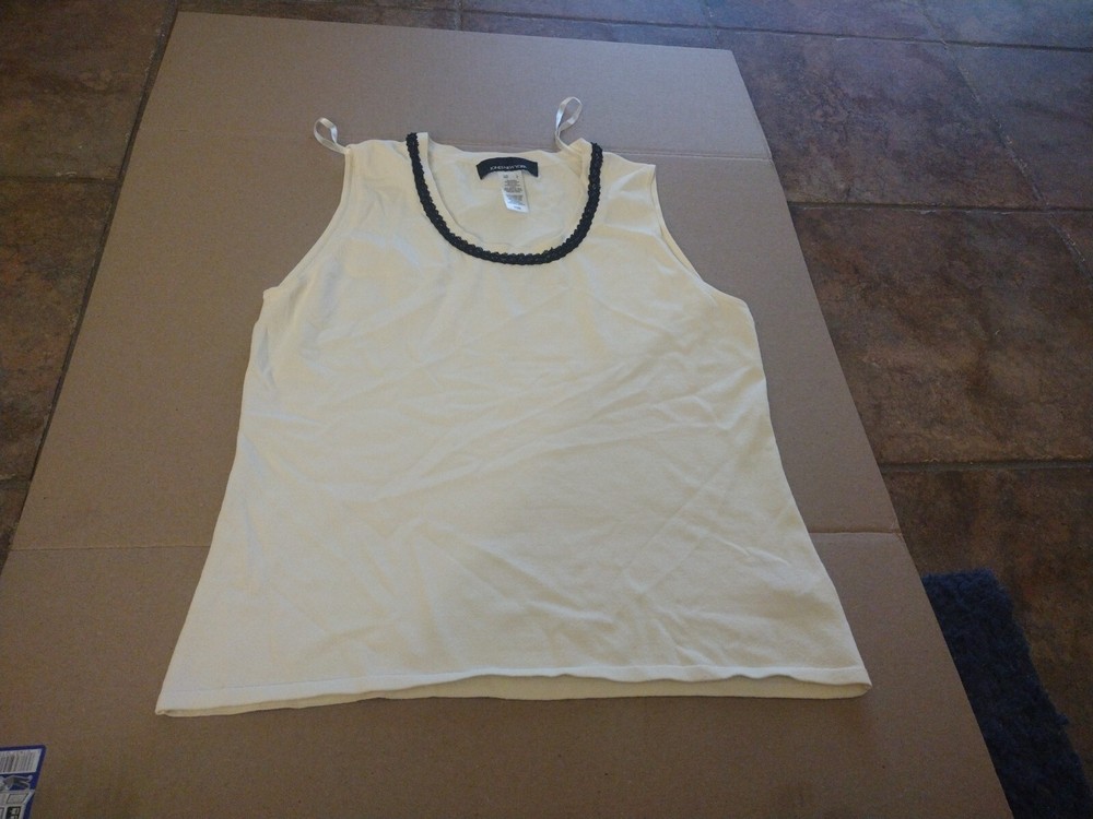 Women's Jones New York Sleeveless Top Size L Casual Comfort Fit