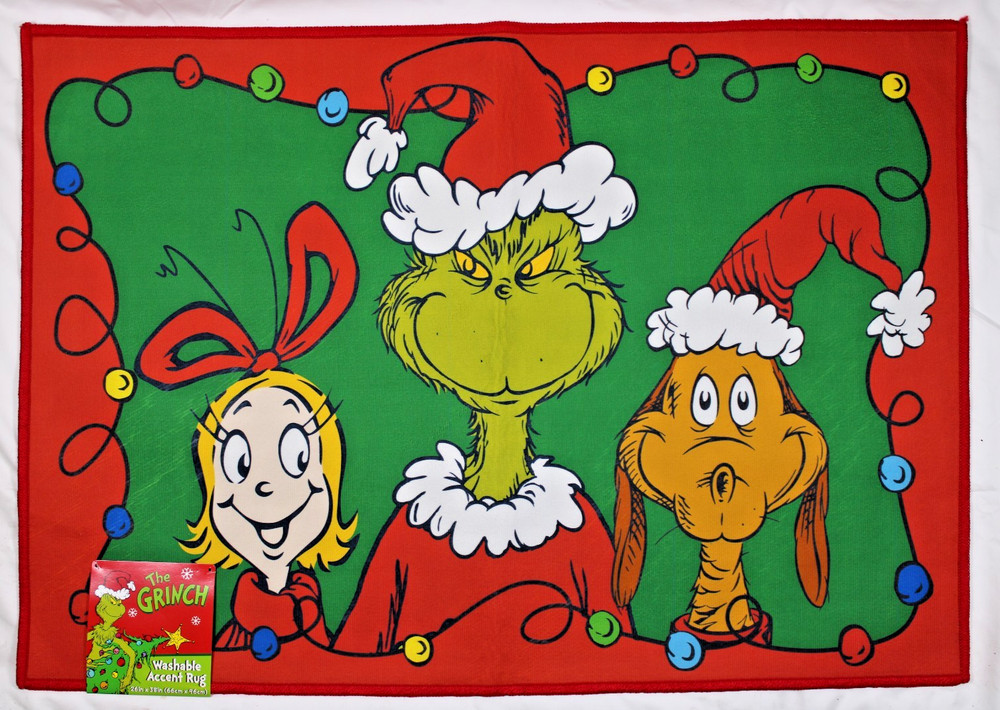 Dr. Seuss's The Grinch, Cindy Lou & Max Christmas Accent  Rug  26