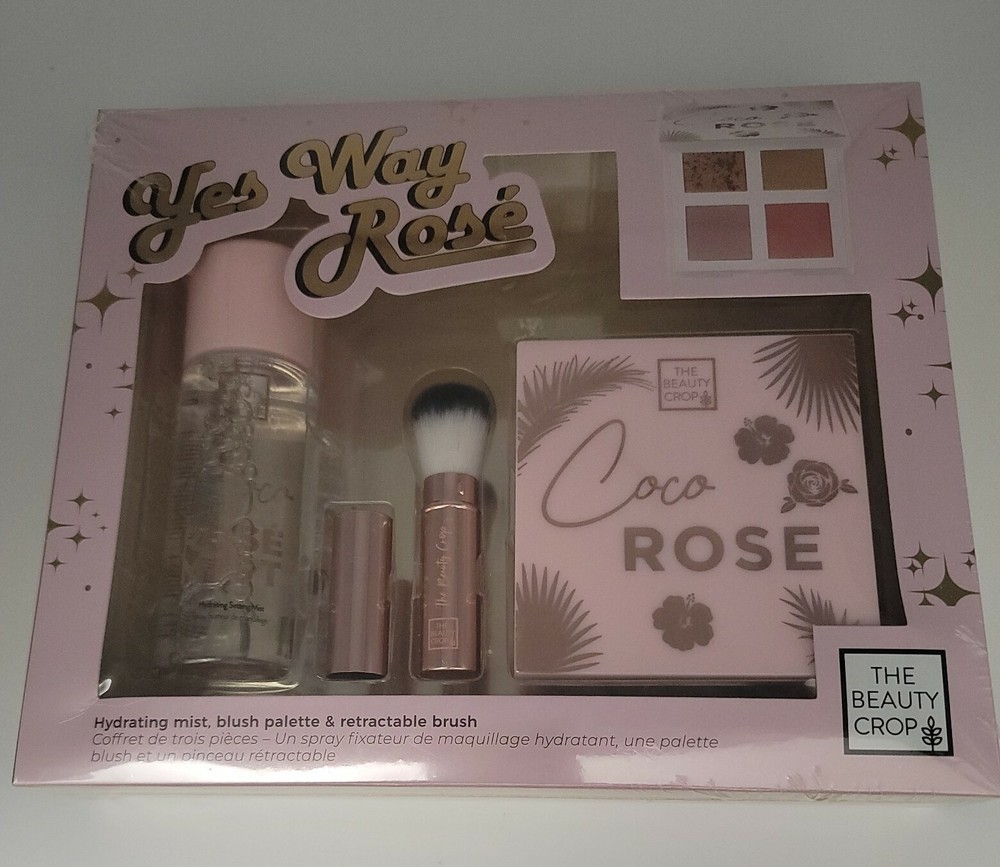The Beauty Crop Hydrating Mist, Blush Palette & Brush, 