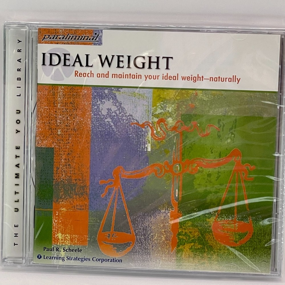 Ideal Weight The Ultimate You Paraliminal CD Paul Scheele New Sealed Health Mind