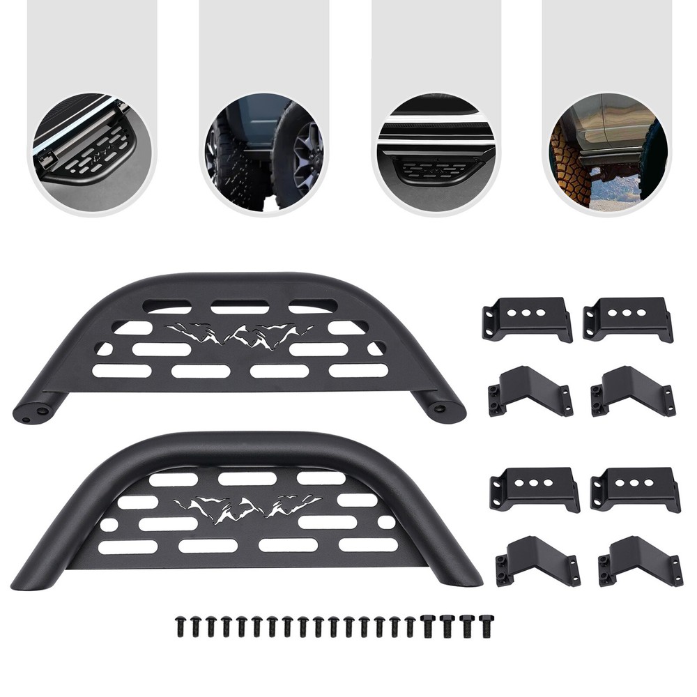 Rock Rail Side Steps Running Boards Nerf Bars For Ford Bronco 4-Door 2021-2023