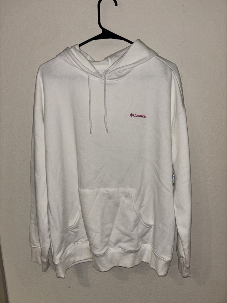 Women’s White Columbia Hoodie NWT Size Large