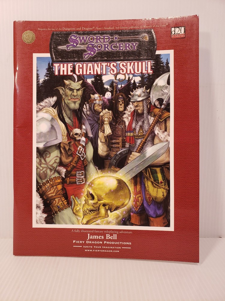 The Giant's Skull Sword & Sorcery D20 Dungeons & Dragons 3 Edition RPG D&D S&S
