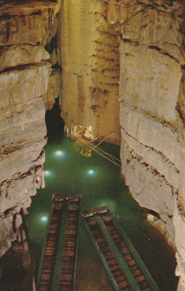 Postcard Crystal Lake In Mammoth Cave National Park Kentucky Vintage A8066