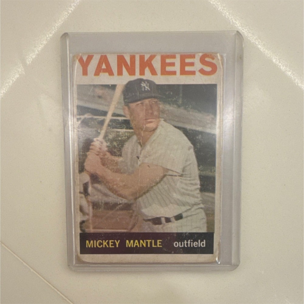 Topps 1964 Mickey Mantle #50 New York Yankees MLB Baseball Card
