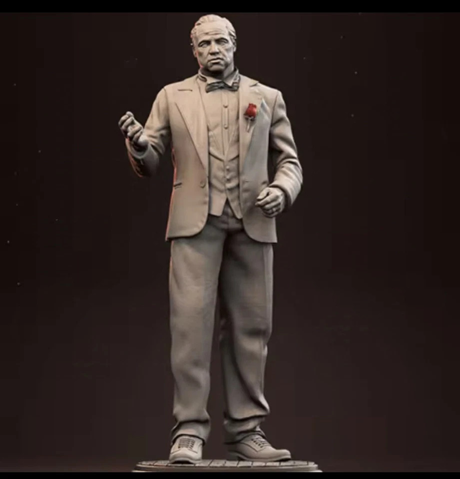 1/24 Scale Resin Figure Model Kit Gangster Godfather GK Unpainted Unassembled