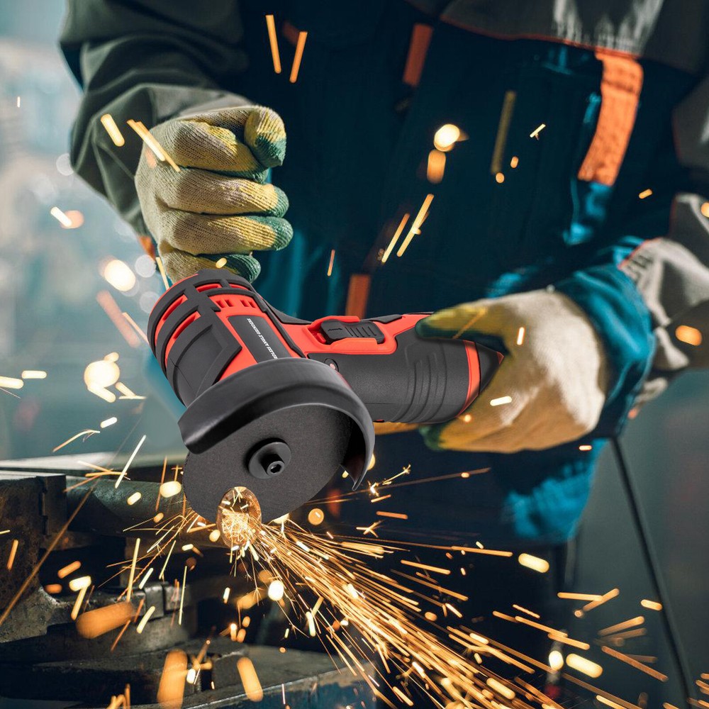 12000rpm Mini Cordless Angle Grinder Circular Grinding Machine Battery-powered