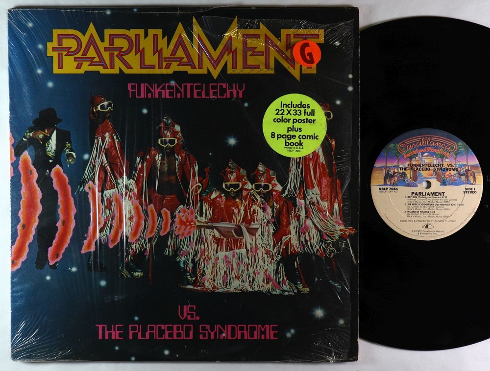 Parliament - Funkentelechy Vs. The Placebo Syndrome LP - Casablanca OG Shrink