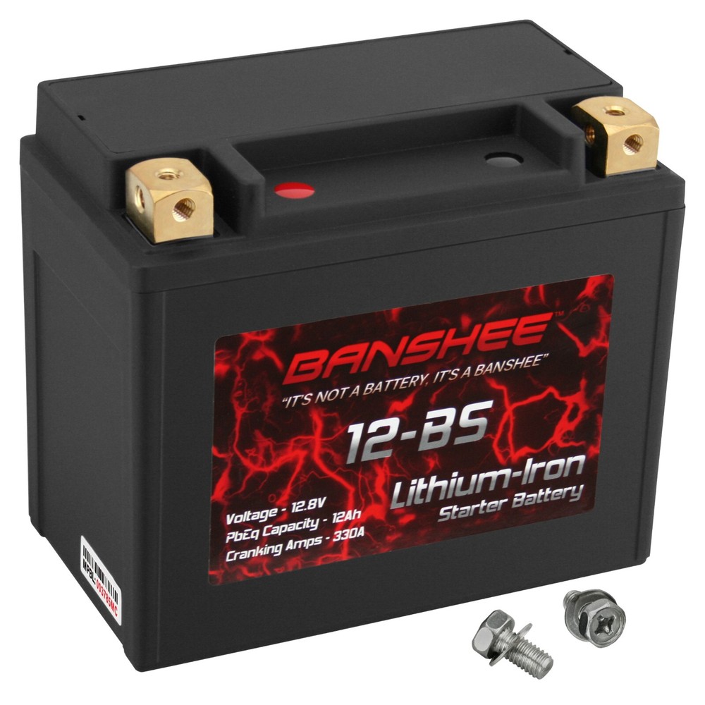 Banshee YTX12-BS 12V 12AH Lithium Ion for Honda 250 TRX250 FourTrax Recon 97-17