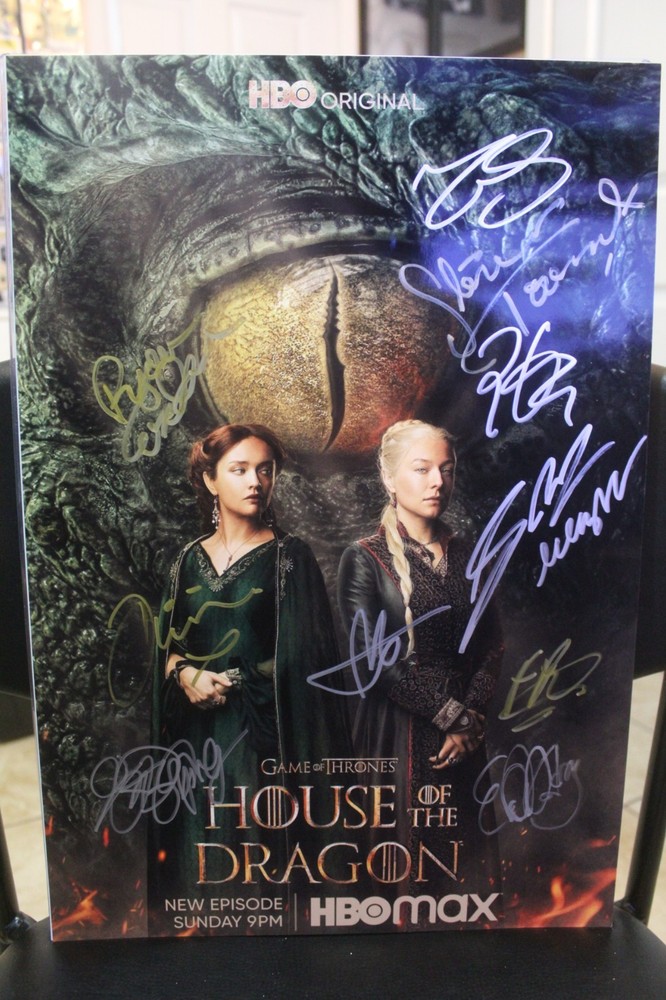 Signed Limited Poster - Game Of Thrones - House of the Dragon + COA