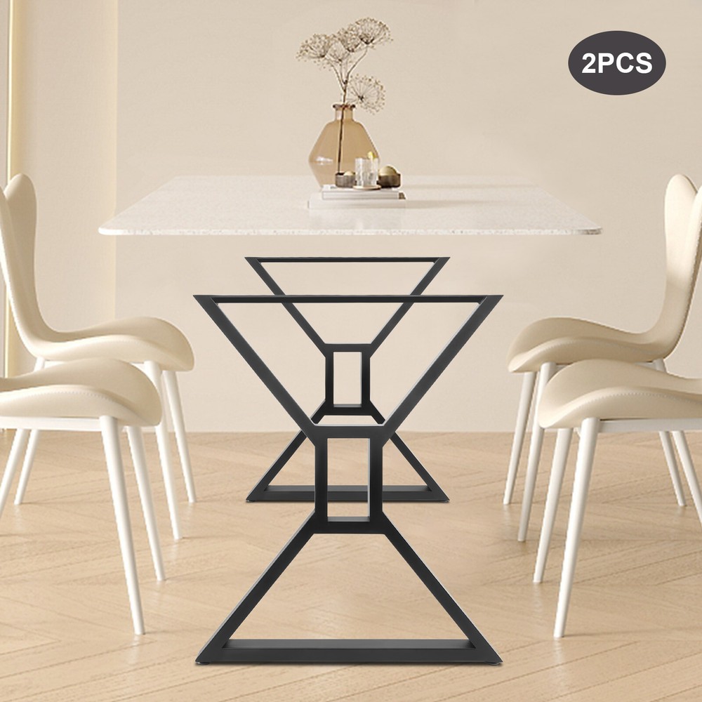 Table Legs Set of 2 Metal Desk Leg 28inch Dining Table Leg DIY Industrial