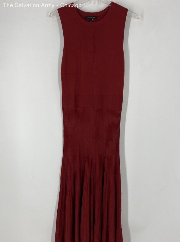 Banana Republic Womens Red Sleeveless Knitted Sweater Dress Size Small
