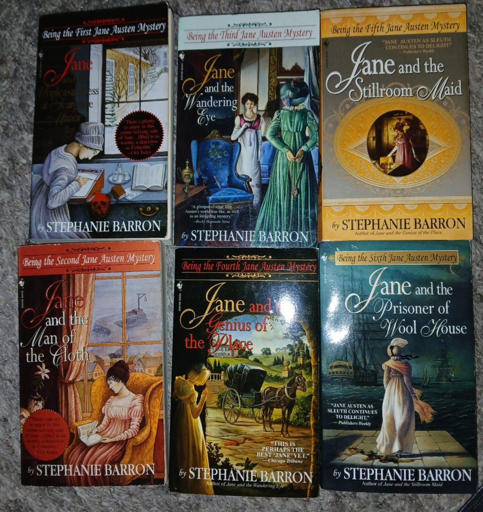 Jane Austen Mysteries Series by Stephanie Barron BOOKS # 1-6