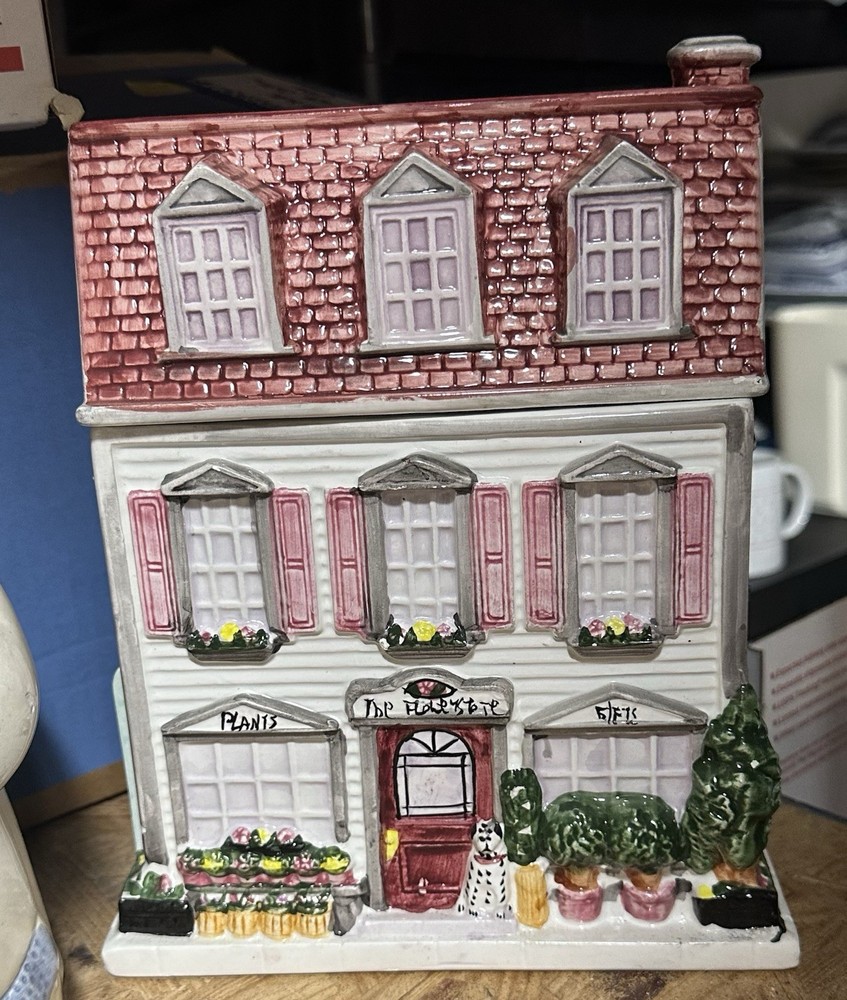 Sherwood Brands 1999 The Flower Store Ceramic Cookie Jar