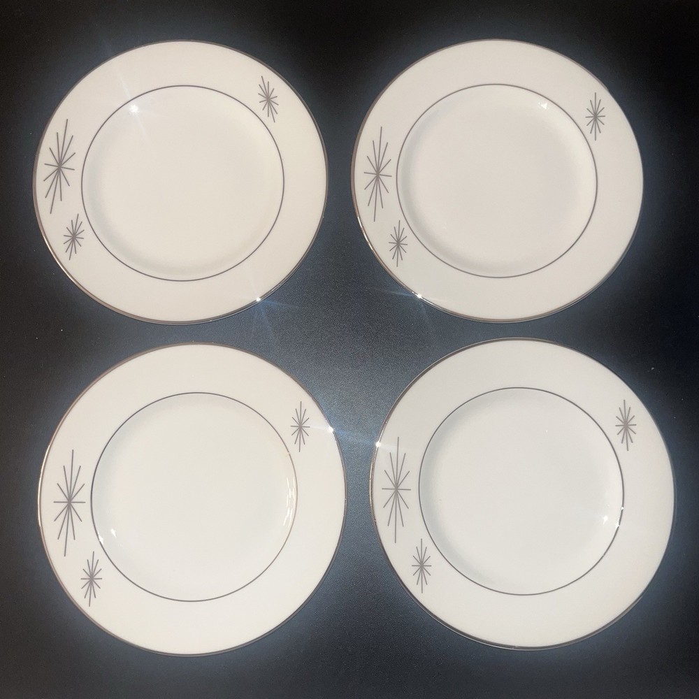 Syracuse China Polaris Atomic Star Plates 6 1/4