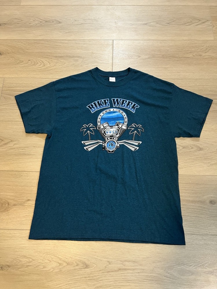 Vintage Bike Week 2011 Myrtle Beach South Carolina Motorcycle Rally T-Shirt XL