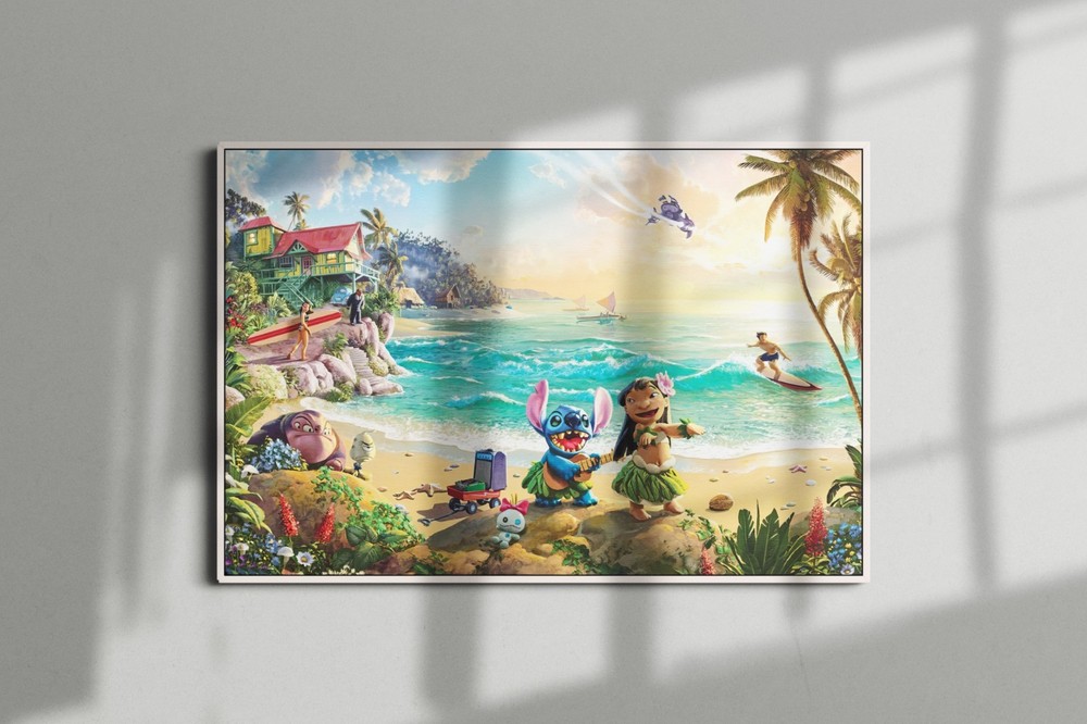 Lilo and Stitch Poster or Canvas - Lilo and Stitch Wall Art