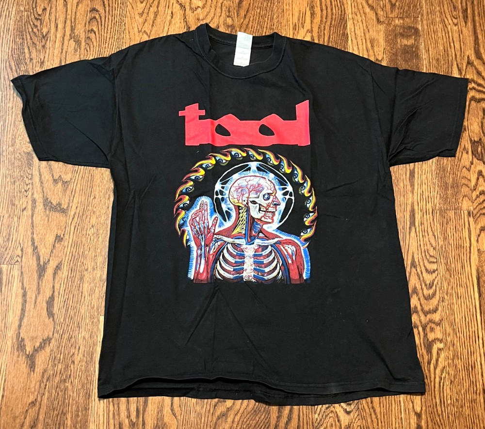 Tool T Shirt 2002 Tour XL Gildan Lateralus Black Y2K