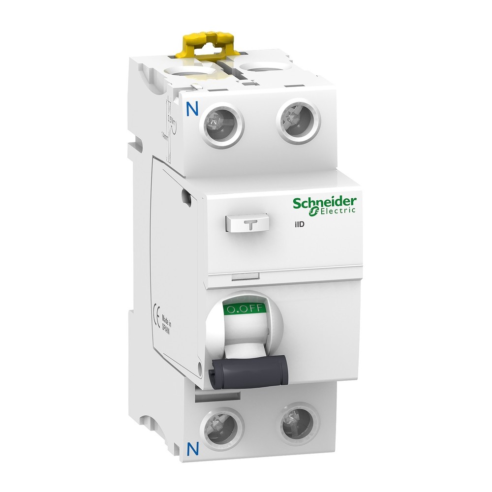 Schneider A9R71263 - ACTI9 IID 2P 63A 30MA AC-TYPE RESIDUAL C - Made In Spain