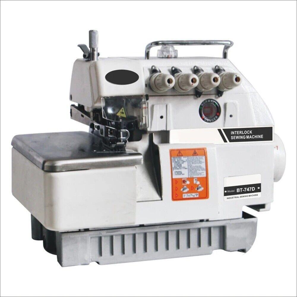 747D Drive Four and Five Thread Electric Overlock and Lockstitch Machines
