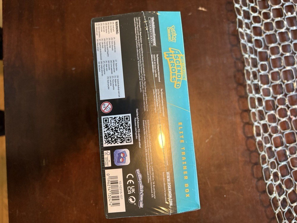 Ascended heroes Pokemon Center Elite Trainer Box